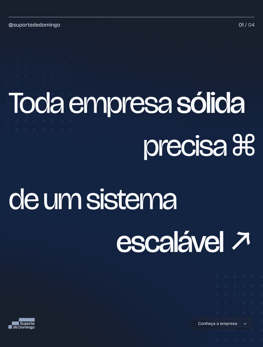 Carrossel de lançamento da Suporte de Domingo