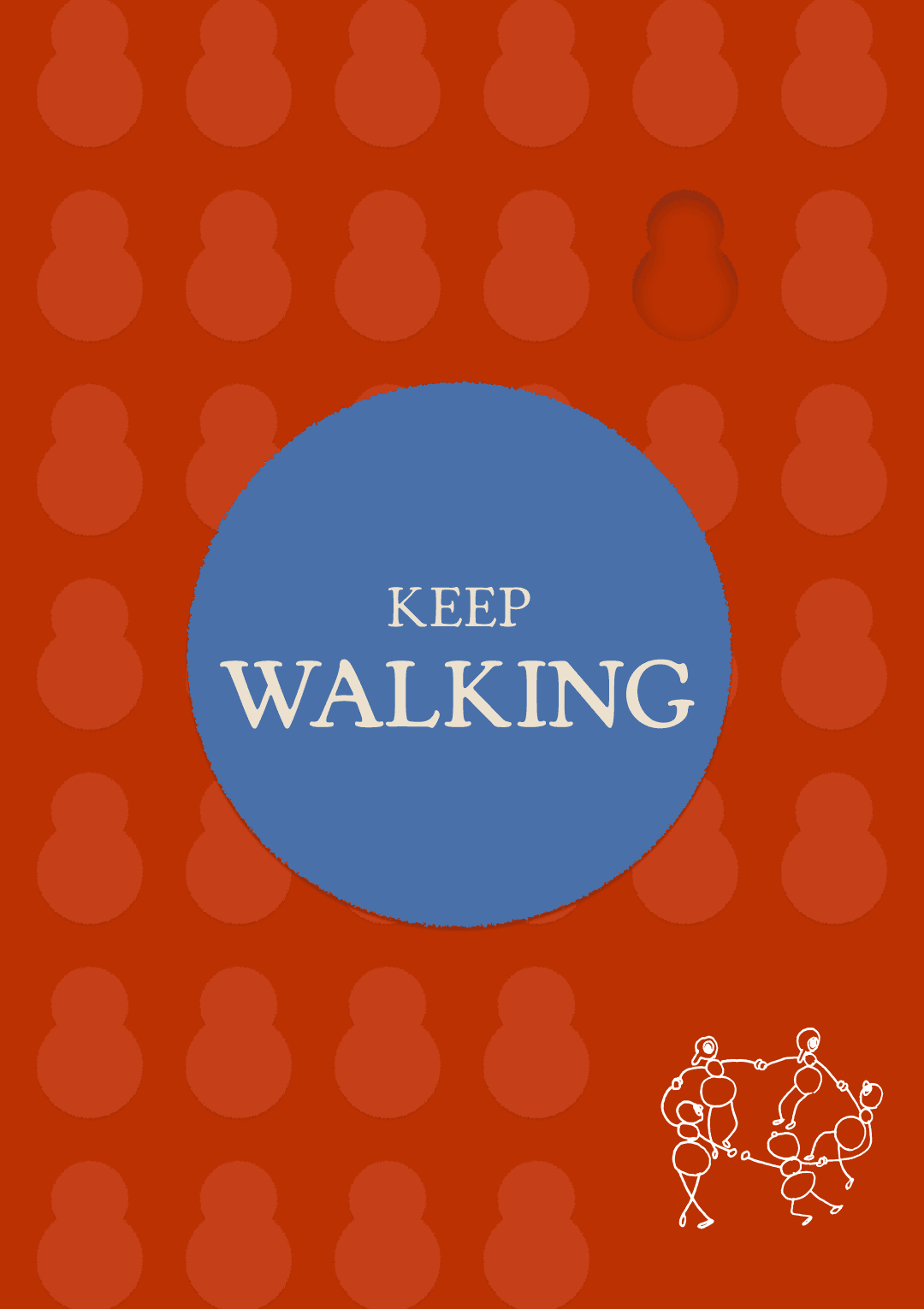 Posters gráficos do jogo Big Walk