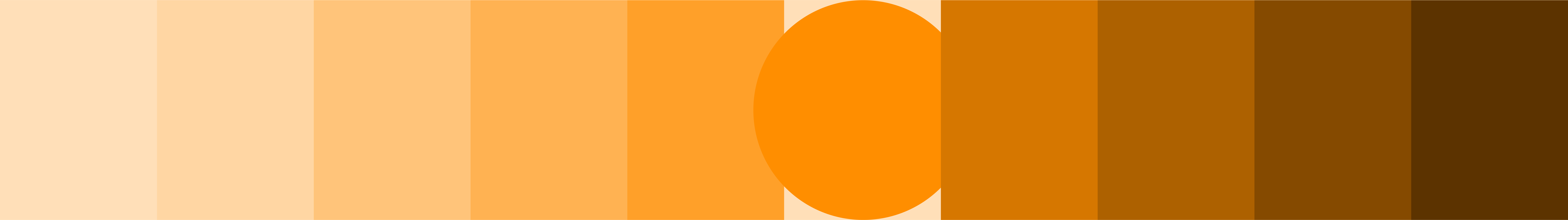 Paleta de gradientes Channel Orange