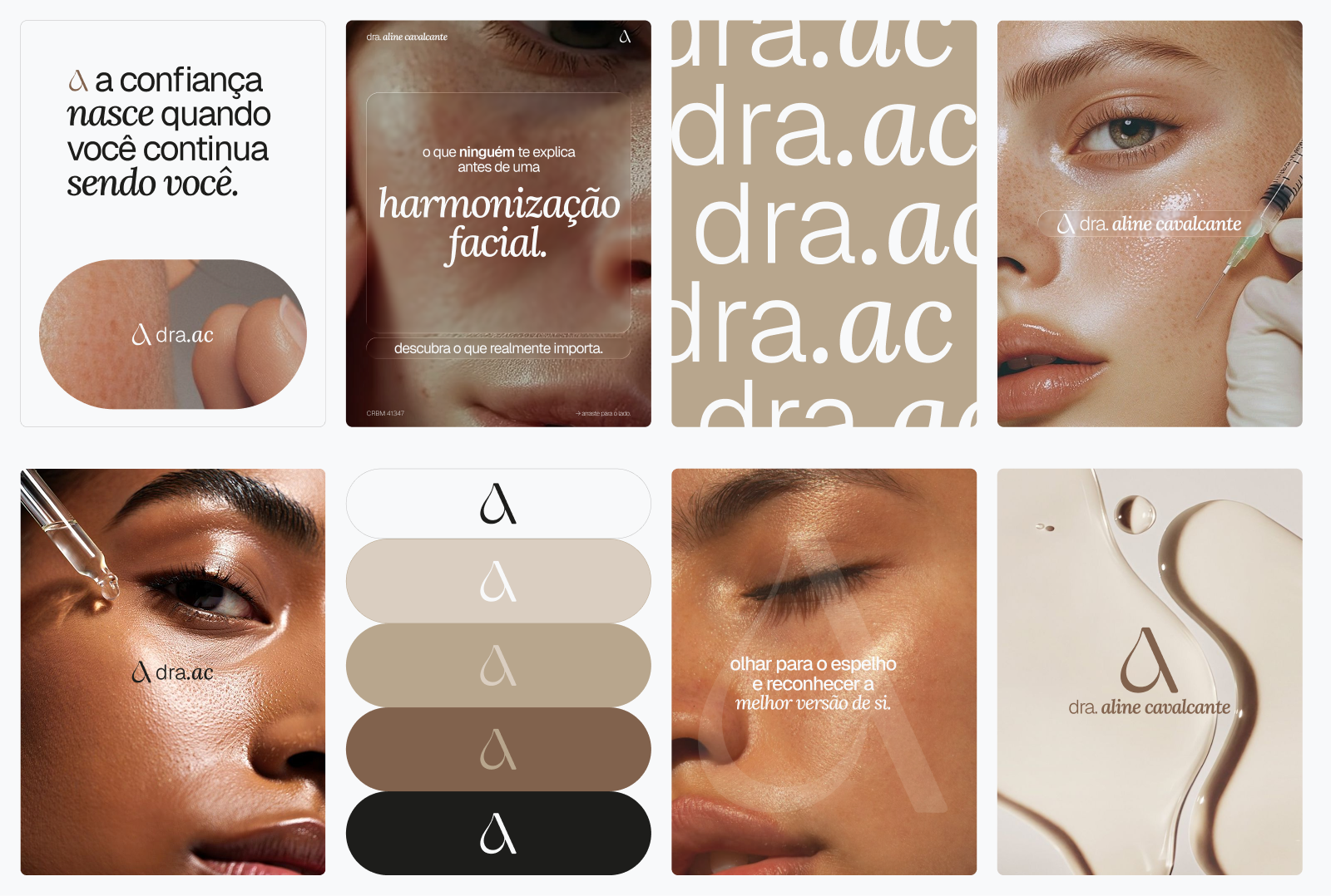 Moodboard aprovado pela Dra. Aline